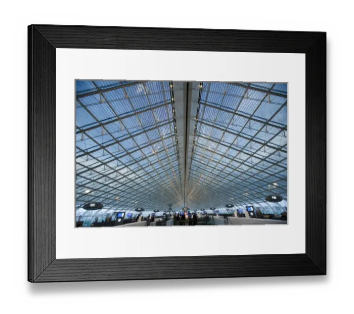 Framed Print : Europe, France, Paris. Glass ceiling interior of Charles de Gaulle International Airport Framed Print : Europe, France, Paris. Glass ceiling interior of Charles de Gaulle International Airport