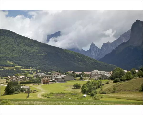 Europe, France. Picturesque village in the French Alps. Credit as: Josh Anon  /  Jaynes