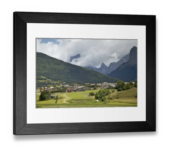 Framed Print : Europe, France. Picturesque village in the French Alps. Credit as: Josh Anon / Jaynes Framed Print : Europe, France. Picturesque village in the French Alps. Credit as: Josh Anon / Jaynes