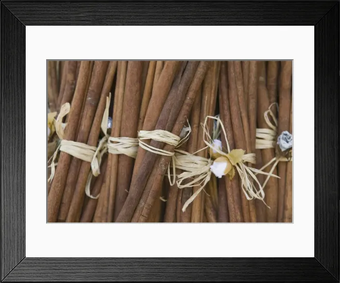 Framed Print : GREECE-CRETE-Lasithi Province-Kritsa: Cinnamon Sticks