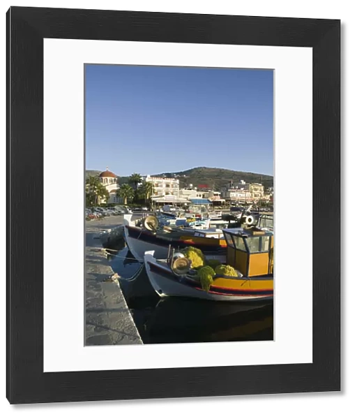 GREECE-CRETE-Lasithi Province-Elounda: Port View Morning