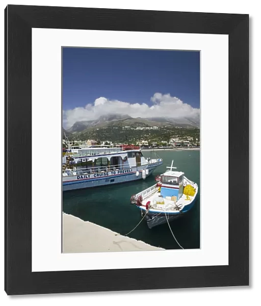 GREECE-CRETE-Rethymno Province-Plakias: Town and Harbor