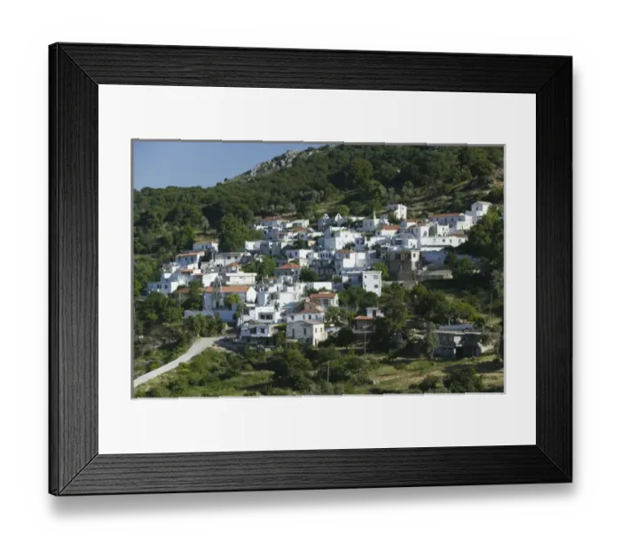 Framed Print : GREECE-CRETE-Rethymno Province-Agi Fotini: Village View Framed Print : GREECE-CRETE-Rethymno Province-Agi Fotini: Village View