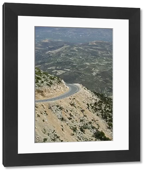 GREECE-CRETE-Iraklio Province-Mt. Idi Psiloritis: Newly Paved Mountain Road to Mt