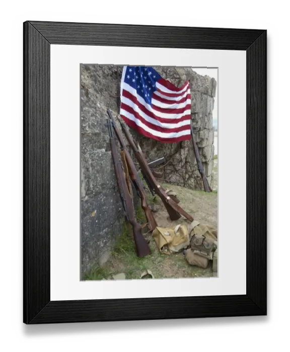 Framed Print : France, Normandy. 66th Anniversary of D-Day