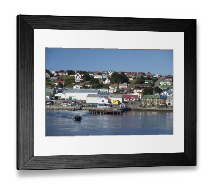 Framed Print : Falkland Island, Stanley (aka Port Stanley) Framed Print : Falkland Island, Stanley (aka Port Stanley)