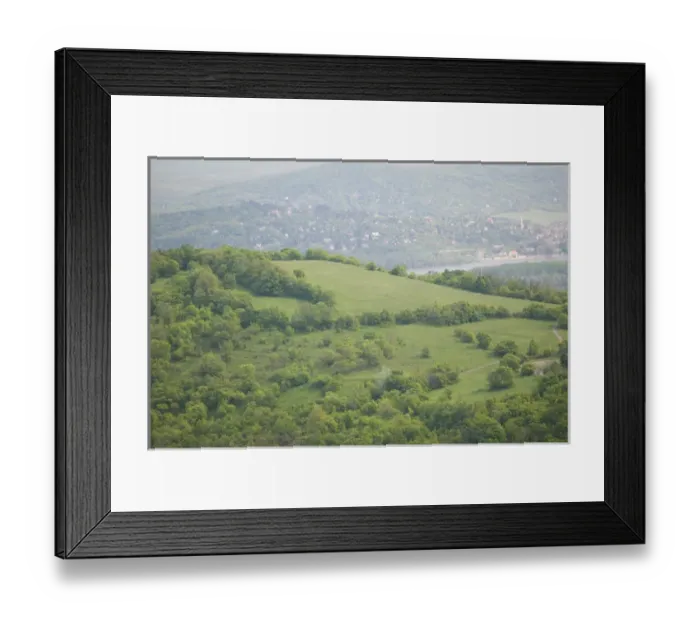 Framed Print : HUNGARY-DANUBE BEND-Visegrad: Danube River f& Hills from Visegrad Citadel Framed Print : HUNGARY-DANUBE BEND-Visegrad: Danube River f& Hills from Visegrad Citadel