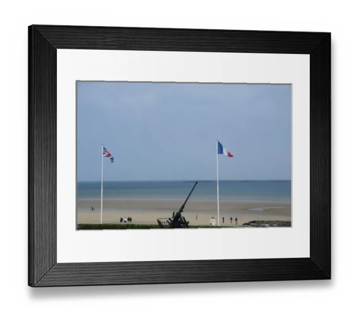 Framed Print : France, Normandy, Arromanches. Famous battlefield beach on the 66th Anniversary of D-Day Framed Print : France, Normandy, Arromanches. Famous battlefield beach on the 66th Anniversary of D-Day