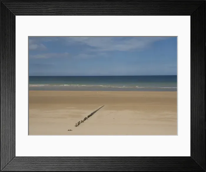 Framed Print : France, Normandy, Saint-Laurent-Sur-Mer, Omaha Beach. 66th Anniversary of D-Day