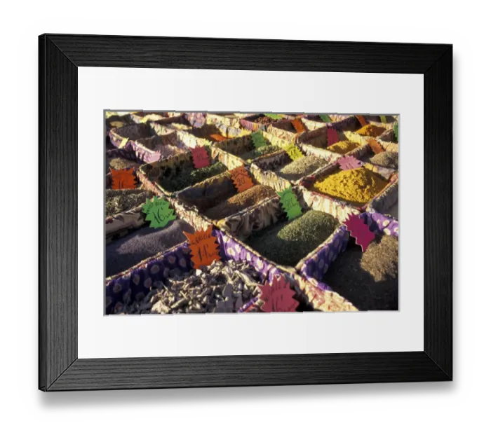 Framed Print : France, Provence, Nice. Old town market on Cours Saleya. Herbs for sale Framed Print : France, Provence, Nice. Old town market on Cours Saleya. Herbs for sale