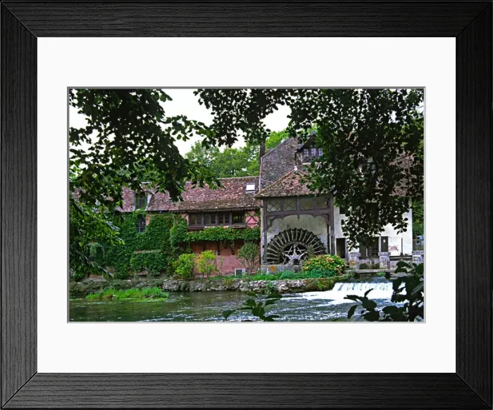Framed Print : Old inn near Giverny, France Framed Print : Old inn near Giverny, France