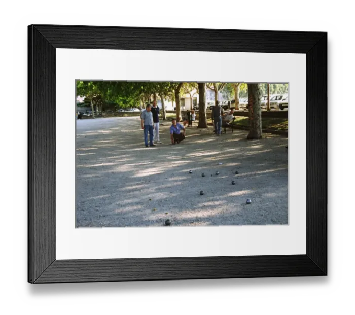 Framed Print : The game of petanque, Arles, France Framed Print : The game of petanque, Arles, France