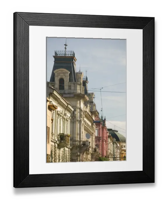 Framed Print : HUNGARY-Great Plain-SZEGED: Downtown architecture