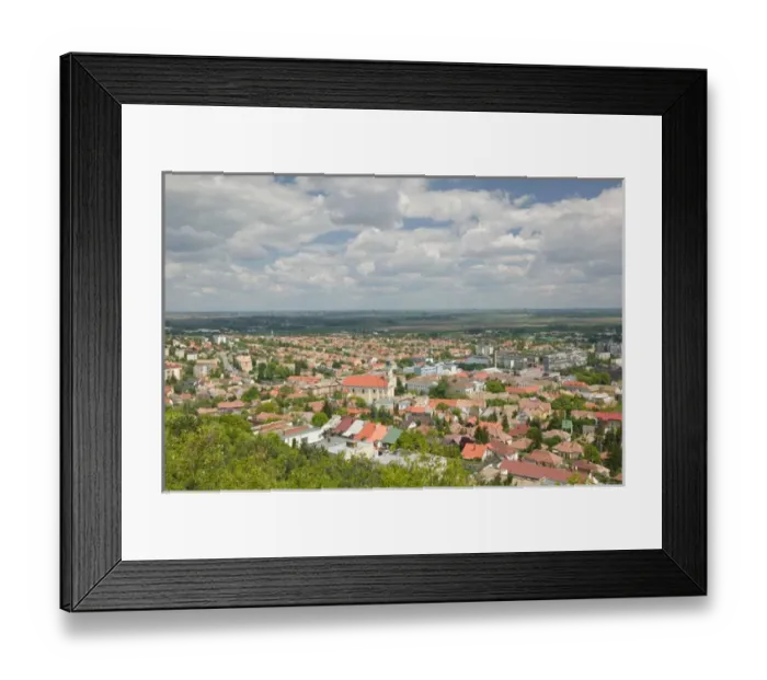 Framed Print : HUNGARY-Southern Transdanubia-SZEKSZARD: Town View with Inner City Catholic Church Framed Print : HUNGARY-Southern Transdanubia-SZEKSZARD: Town View with Inner City Catholic Church