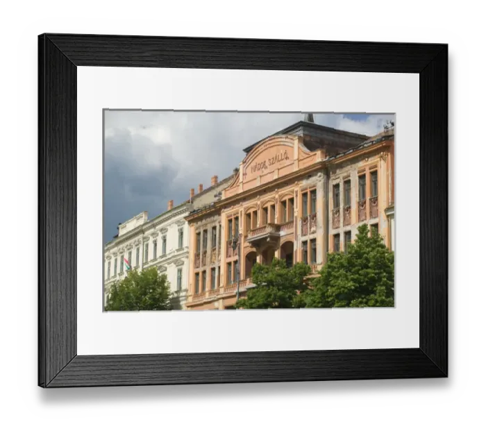 Framed Print : HUNGARY-Southern Transdanubia-PECS: Szechenyi ter Square / Former Nador Hotel Framed Print : HUNGARY-Southern Transdanubia-PECS: Szechenyi ter Square / Former Nador Hotel