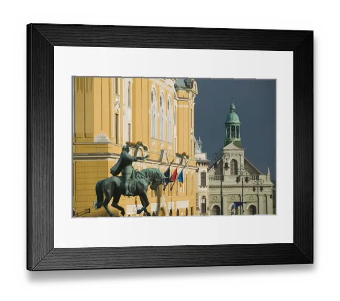 Framed Print : HUNGARY-Southern Transdanubia-PECS: Szechenyi ter Square / Town Hall Framed Print : HUNGARY-Southern Transdanubia-PECS: Szechenyi ter Square / Town Hall