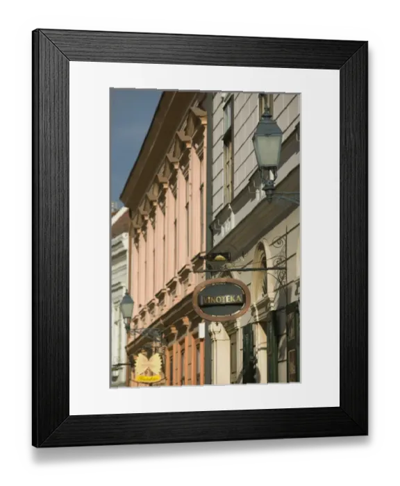 Framed Print : HUNGARY-Southern Transdanubia-PECS: Wine Shop - Jokai ter Square Framed Print : HUNGARY-Southern Transdanubia-PECS: Wine Shop - Jokai ter Square