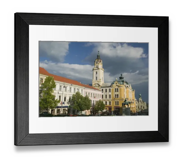 Framed Print : HUNGARY-Southern Transdanubia-PECS: Szechenyi ter Square / Town Hall / Afternoon Framed Print : HUNGARY-Southern Transdanubia-PECS: Szechenyi ter Square / Town Hall / Afternoon
