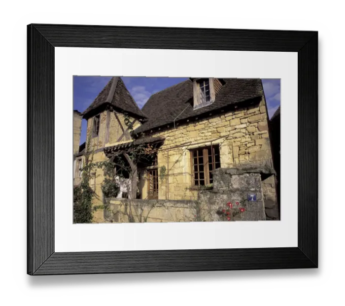 Framed Print : Europe, France, Sarlat-la-Caneda. Dordogne house Framed Print : Europe, France, Sarlat-la-Caneda. Dordogne house