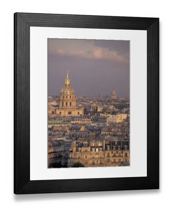 Framed Print : Europe, France, Paris Les Invalides and Pantheon Framed Print : Europe, France, Paris Les Invalides and Pantheon