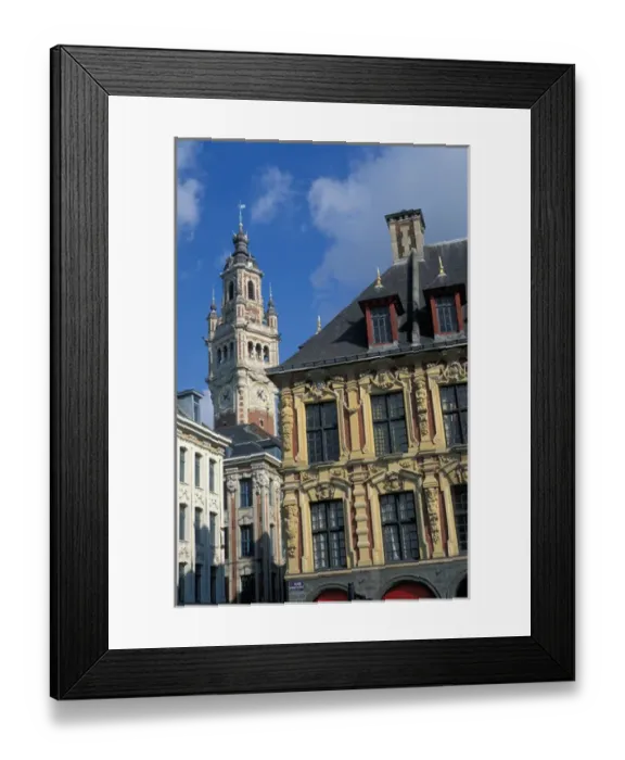 Framed Print : EU, France, Lille, Nord, Flandre. Place du General-de-Gaulle. La Vieille Bourse Framed Print : EU, France, Lille, Nord, Flandre. Place du General-de-Gaulle. La Vieille Bourse