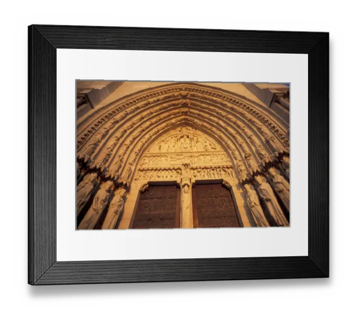 Framed Print : Europe, France, Paris. Notre Dame Cathedral, Door of Sainte Anne Framed Print : Europe, France, Paris. Notre Dame Cathedral, Door of Sainte Anne