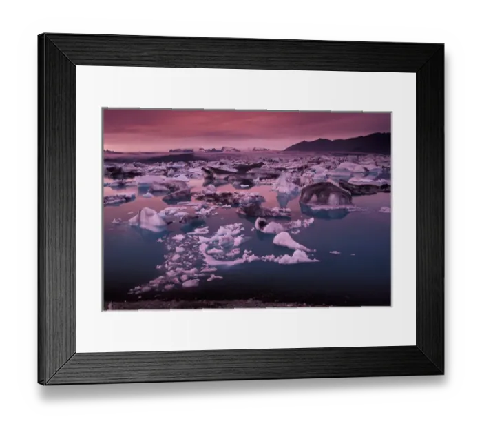 Framed Print : Europe, Iceland, Jokulsarlon lagoon Framed Print : Europe, Iceland, Jokulsarlon lagoon