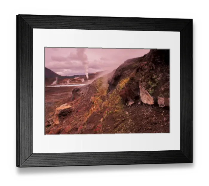 Framed Print : Europe, Iceland, geothermal steam vents Framed Print : Europe, Iceland, geothermal steam vents