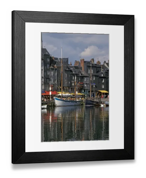 Framed Print : EU, France, Normandy, Honfeur. Old Port Framed Print : EU, France, Normandy, Honfeur. Old Port
