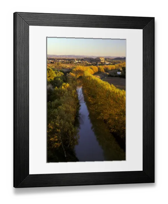 Framed Print : Europe, France, Argens-Minervois, Aude. Canal du Midi Framed Print : Europe, France, Argens-Minervois, Aude. Canal du Midi