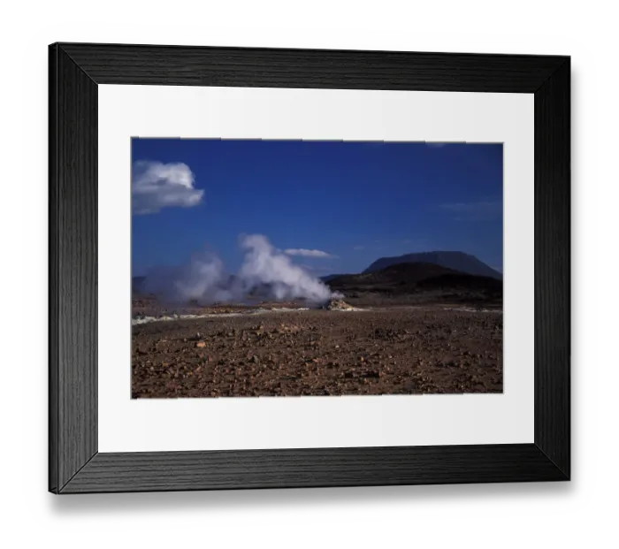 Framed Print : 04. Europe, Iceland, Hverarond, Devils Kitchen Framed Print : 04. Europe, Iceland, Hverarond, Devils Kitchen