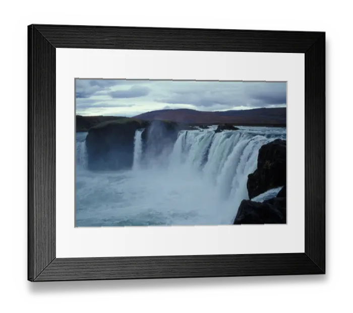 Framed Print : 04. Europe, Iceland, Myvatn area, Godafoss Waterfall Framed Print : 04. Europe, Iceland, Myvatn area, Godafoss Waterfall