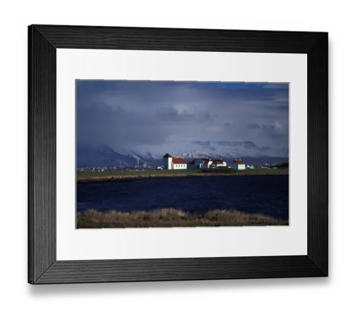 Framed Print : 04. Europe, Iceland, Bessastadahreppur, Presidents House Framed Print : 04. Europe, Iceland, Bessastadahreppur, Presidents House