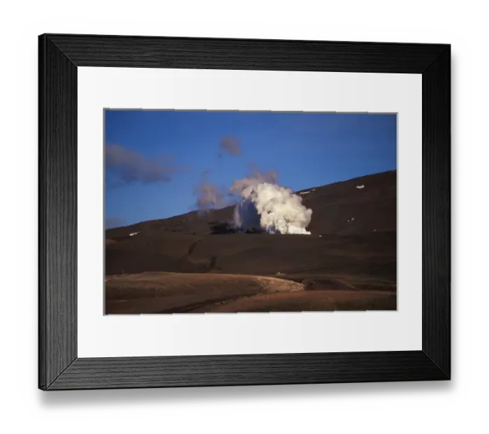 Framed Print : 04. Europe, Iceland, Lake Myvatn, Krafla Power Plant Framed Print : 04. Europe, Iceland, Lake Myvatn, Krafla Power Plant