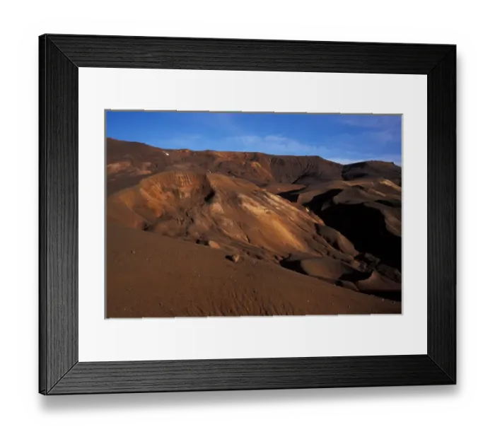 Framed Print : 04. Europe, Iceland, Krafla, Lake Myvatn area landscape Framed Print : 04. Europe, Iceland, Krafla, Lake Myvatn area landscape