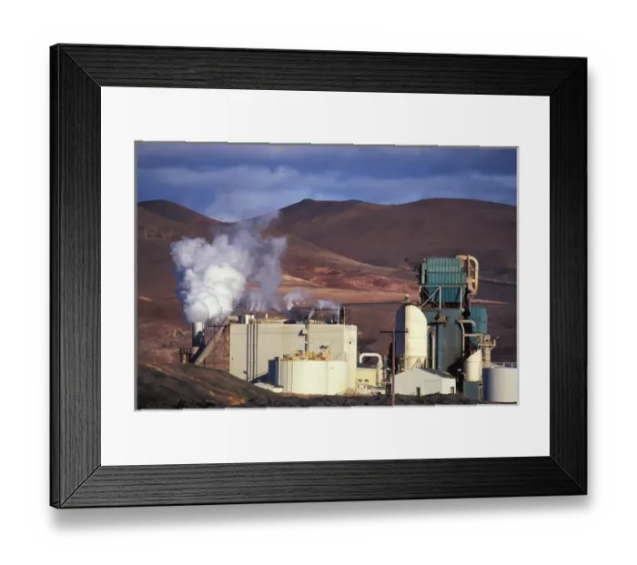 Framed Print : 04. Europe, Iceland, Grindvik, Svartsengi Power Plant Framed Print : 04. Europe, Iceland, Grindvik, Svartsengi Power Plant