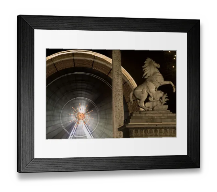 Framed Print : Christmas decorations at Place de la Concorde, Paris, France Framed Print : Christmas decorations at Place de la Concorde, Paris, France