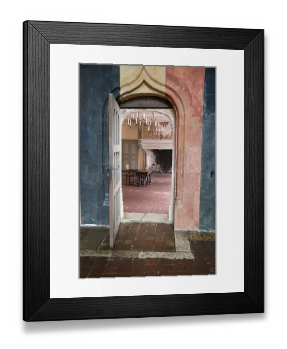 Framed Print : Interior of the Chateau of Chatauneuf-en-Auxois, Cote d Or, Burgundy, France Framed Print : Interior of the Chateau of Chatauneuf-en-Auxois, Cote d Or, Burgundy, France