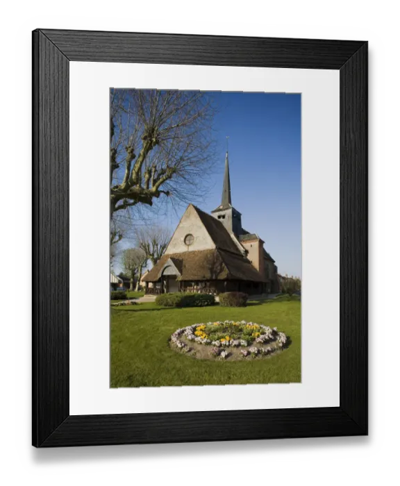 Framed Print : Church of Saint Martin, Souvigny-en-Sologne, Loir-et-Cher, Sologne, France Framed Print : Church of Saint Martin, Souvigny-en-Sologne, Loir-et-Cher, Sologne, France