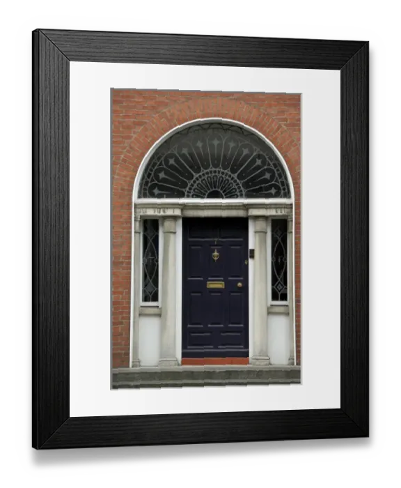 Framed Print : Europe, Ireland, Dublin. Georgian door. THIS IMAGE RESTRICTED - Not available to land Framed Print : Europe, Ireland, Dublin. Georgian door. THIS IMAGE RESTRICTED - Not available to land
