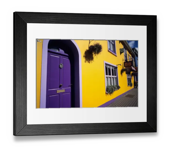 Framed Print : B&B, bed and breakfast;Kinsale;County Cork;Ireland Framed Print : B&B, bed and breakfast;Kinsale;County Cork;Ireland
