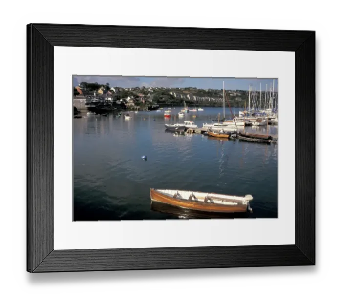 Framed Print : Europe, Ireland, County Cork, Kinsale. Harbor