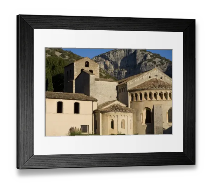 Framed Print : St-Guilhem-le-Desert, abbey, Herault, Languedoc, France Framed Print : St-Guilhem-le-Desert, abbey, Herault, Languedoc, France