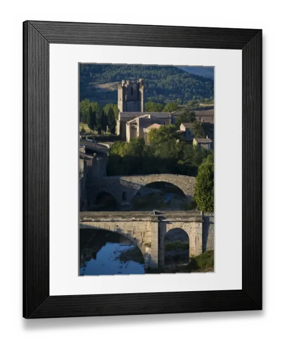 Framed Print : Abbaye Ste Marie d Obieu, Lagrasse, Aude, Longuedoc, France Framed Print : Abbaye Ste Marie d Obieu, Lagrasse, Aude, Longuedoc, France