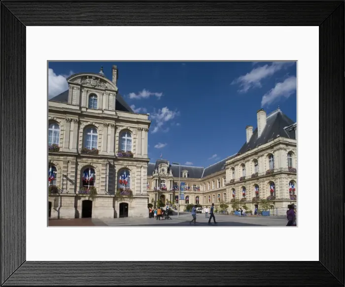 Framed Print : Hotel de Ville (city hall), Amiens, Somme, Picardie, France Framed Print : Hotel de Ville (city hall), Amiens, Somme, Picardie, France