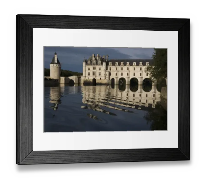 Framed Print : Chenonceau Chateau, River Cher, Indre-et-Loire, Loire Valley, France Framed Print : Chenonceau Chateau, River Cher, Indre-et-Loire, Loire Valley, France