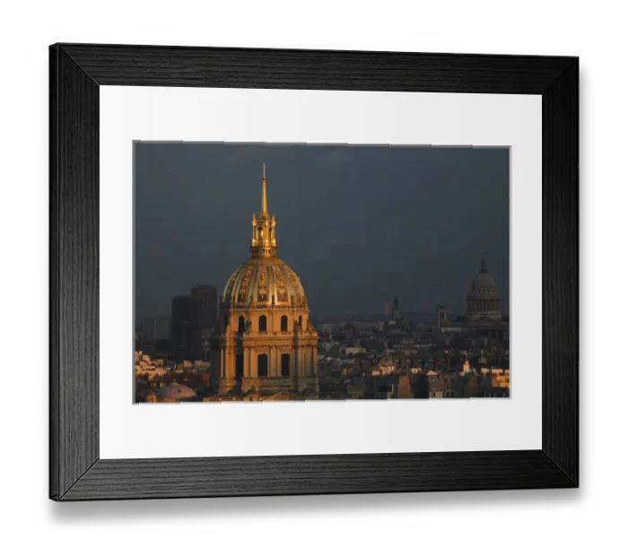 Framed Print : Hotel des Invalides, Pantheon, Paris, France