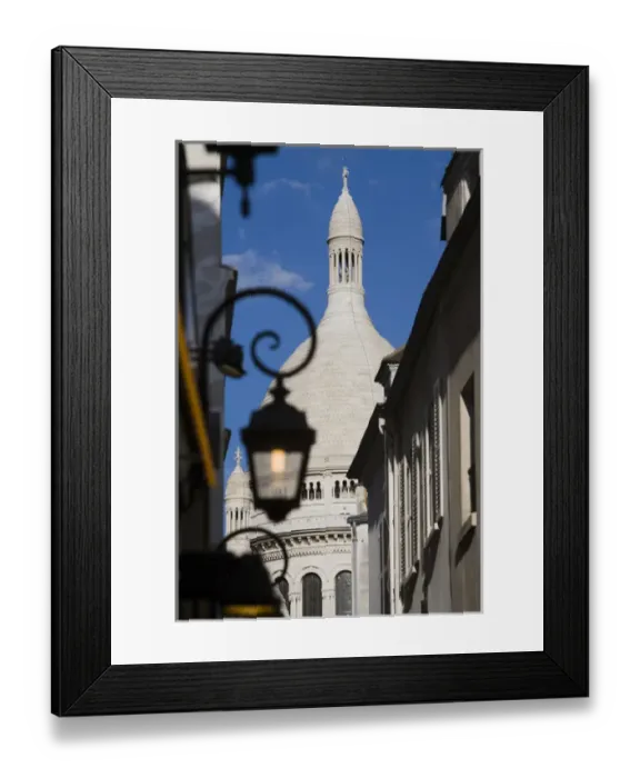 Framed Print : Church of Sacre Coeur, Montmartre, Paris, France