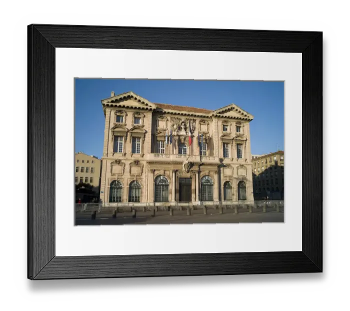 Framed Print : France, Provence, Bouches du Rhone, Marseille, Marie, city hall Framed Print : France, Provence, Bouches du Rhone, Marseille, Marie, city hall