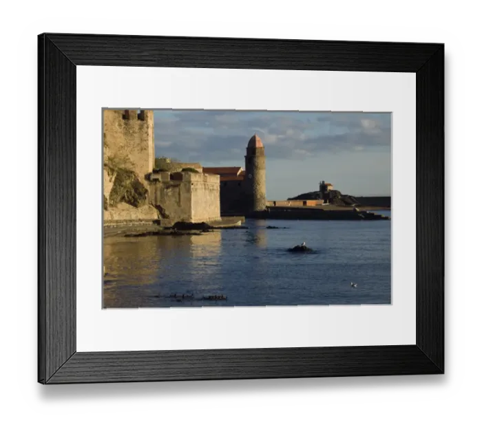 Framed Print : Collioure, Pyrenees-Orientales, Rousillon, Mediterranean, France Framed Print : Collioure, Pyrenees-Orientales, Rousillon, Mediterranean, France